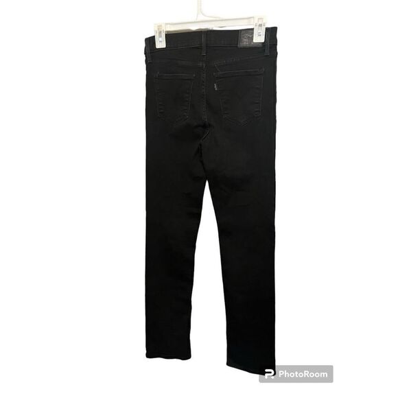 Levi’s Black The Shaping Straight Leg Jeans - Picture 2 of 4
